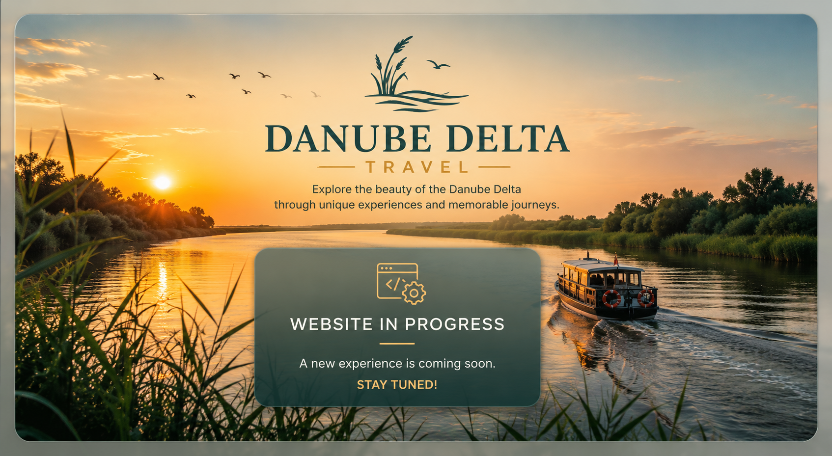 Danube Delta Travel website preview