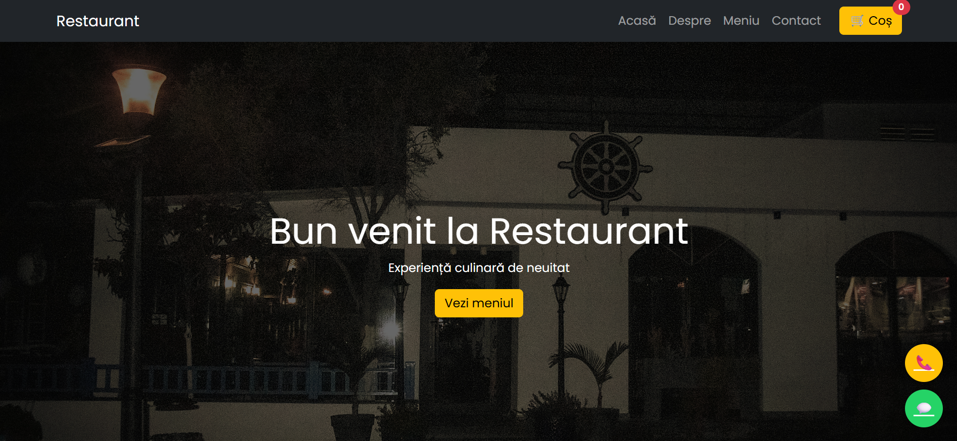 Restaurant Website