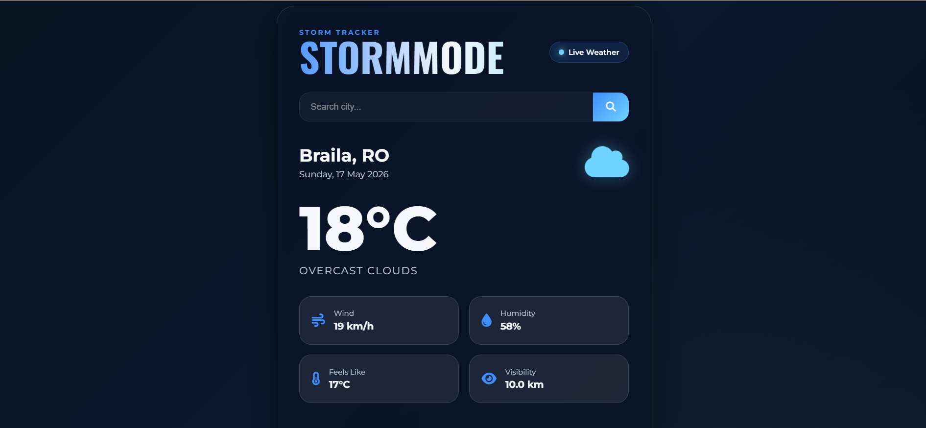 Weather App preview
